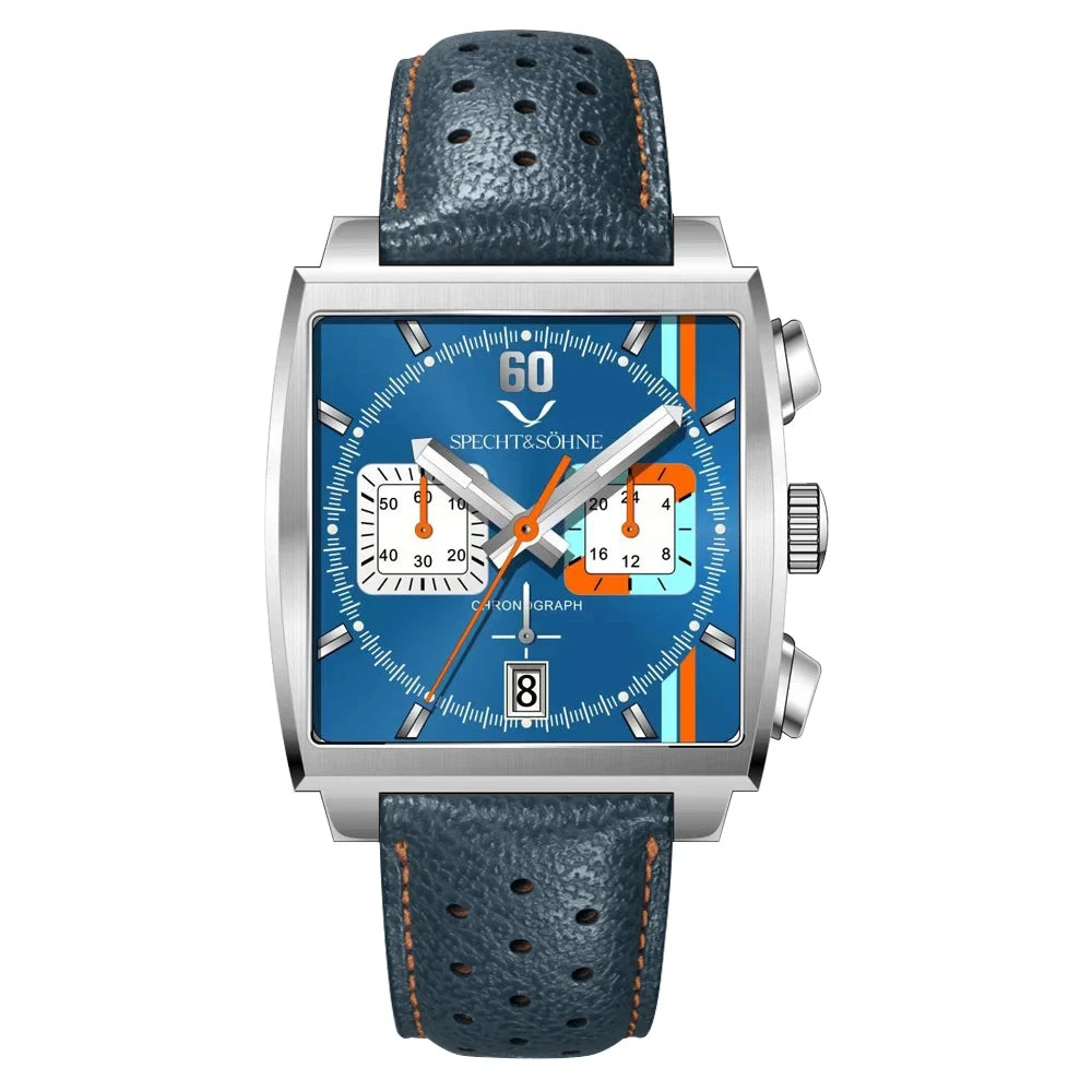 Square Racing Chrono Steel III | Chronograph Dress Watch – 39mm