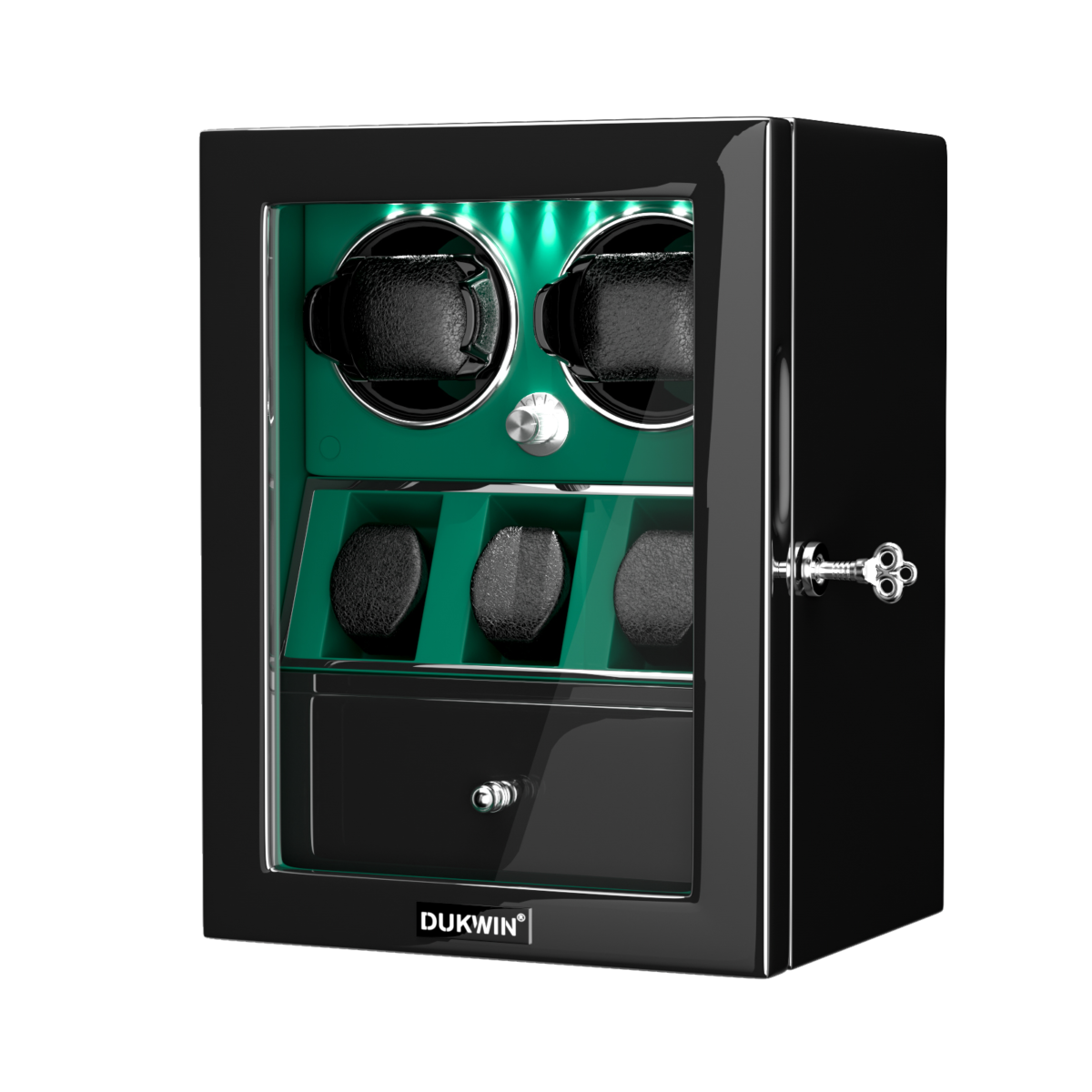 W-Winder Prestige Duo | 2-Watch Automatic Winder – Premium Display