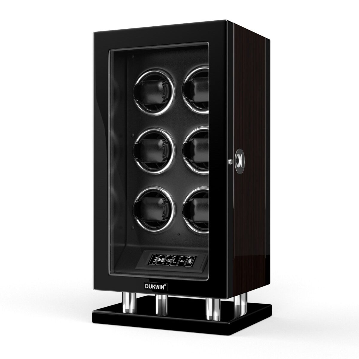 WFP Winder 6 | 6-Watch Automatic Winder – Wood & Leather