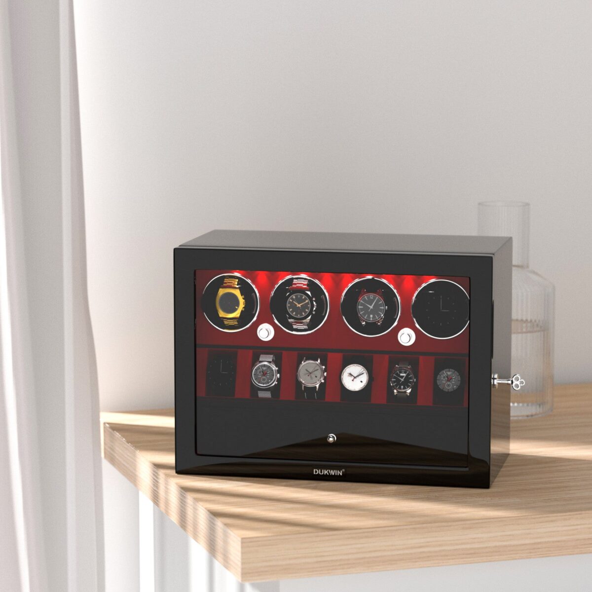 W-Winder Prestige | Carica Orologi per 4+6 Orologi – Mobiletto Premium