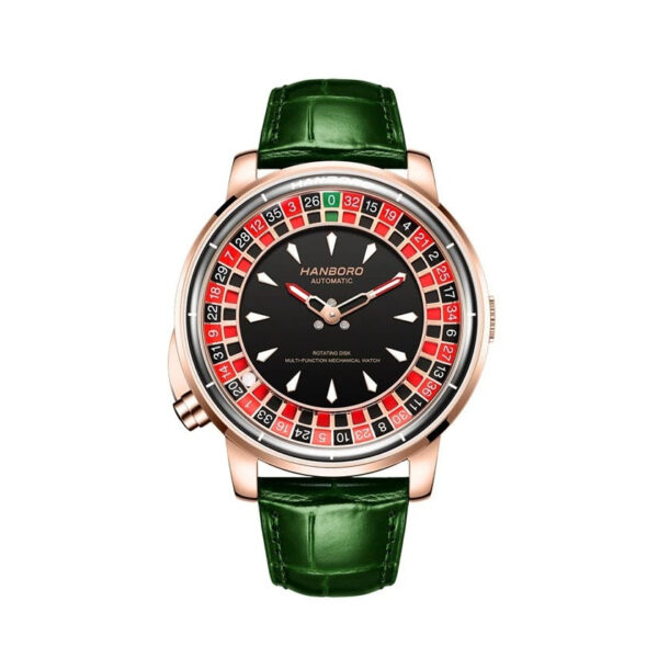 Royale Roulette Rose Gold | Automatic Casino Watch – 42mm