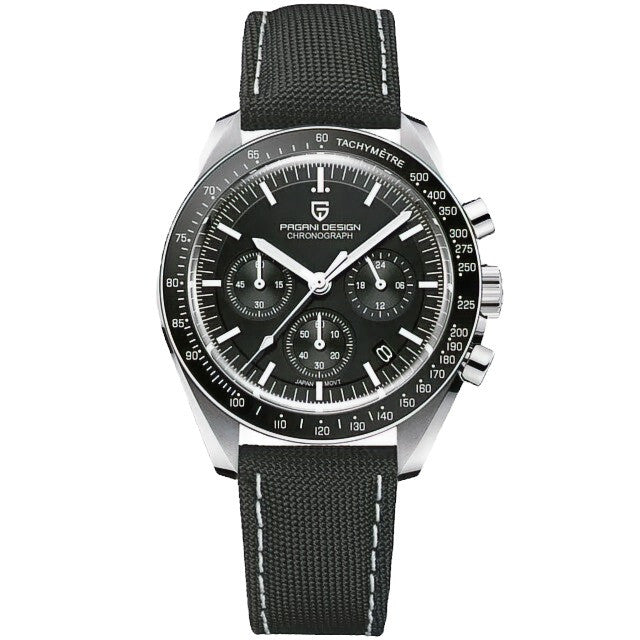 Moon Chronograph Textile | Reloj Cronógrafo de Cuarzo – 42mm