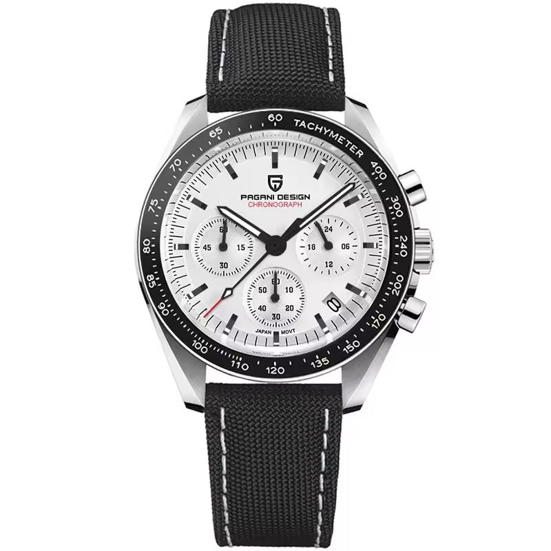 Moon Chronograph Textile | Reloj Cronógrafo de Cuarzo – 42mm