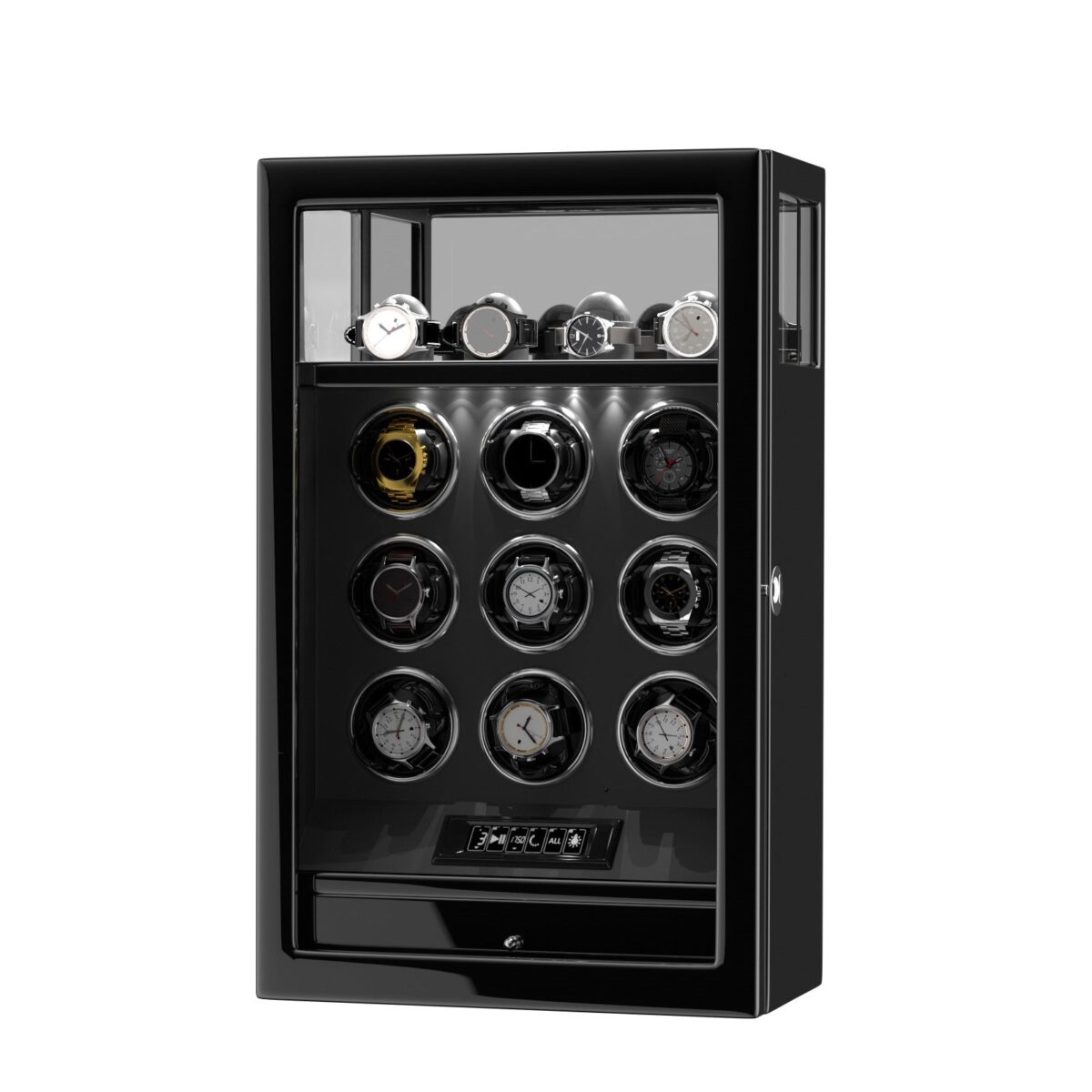 W-Winder Supreme | Carica Orologi per 9+4 Orologi – Custodia Supreme