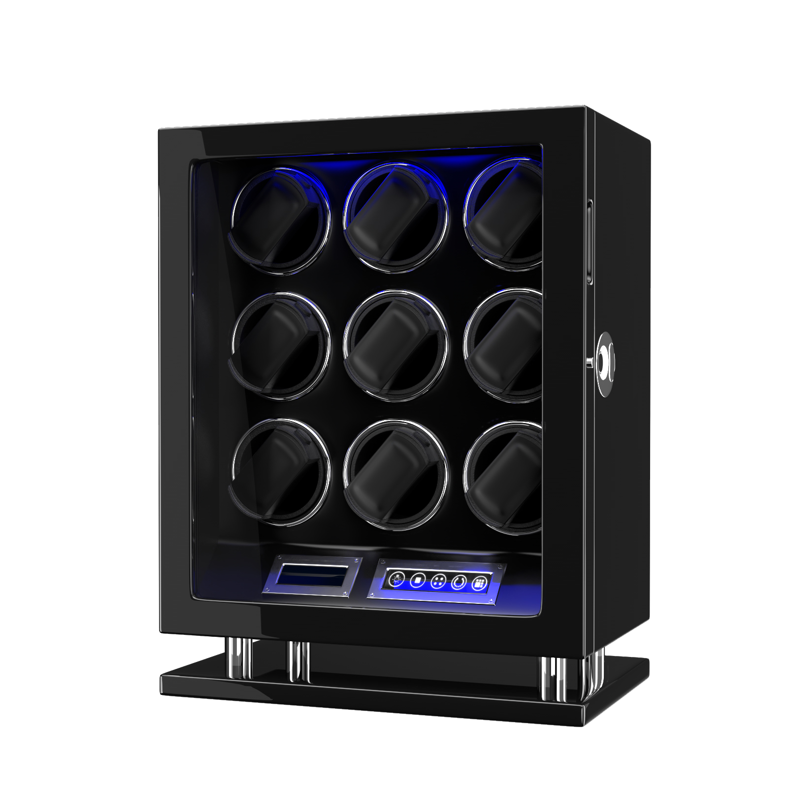 WFP Winder 9 Automatic Watch Winder - Luxury Watch Storage by Wclocks - automatic watch winder, Premium finish luxury design