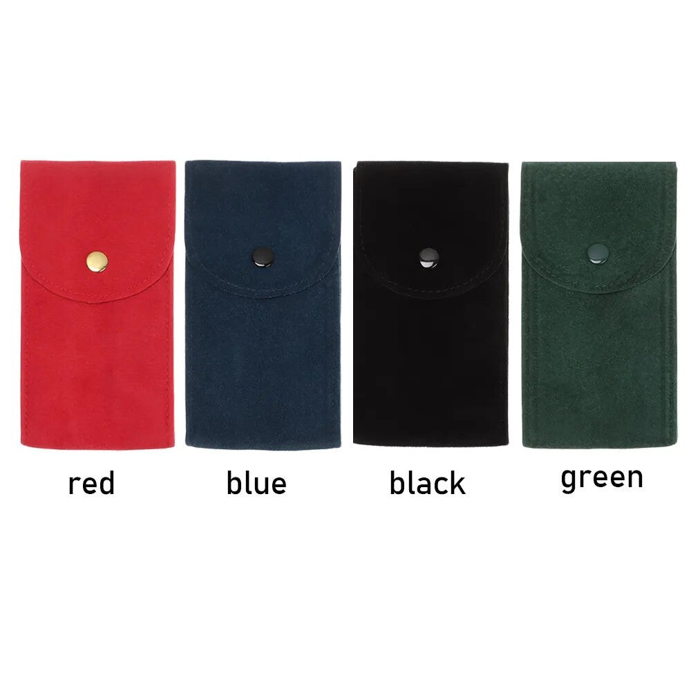 SuedeGuard Watch Travel Case - Luxury Watch Storage by Wclocks - watch travel case, Black, Blue, Green, Red luxury design